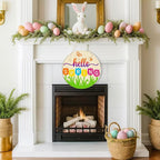 Large Size 12" Wooden Spring Ornaments to Paint, Flower Wooden DIY Blank - Image 4