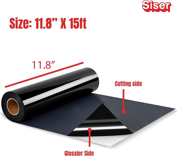 Siser EasyWeed HTV Roll 11.8" x 15ft - Image 8