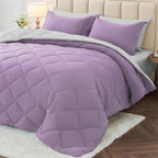 MUXHOMO 7 Pieces Full Comforter Set, Reversible Bed in a Bag Full Size by MUXHOMO
