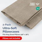 King Pillow Cases Set of 2 - Image 2
