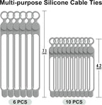 Silicone Cable Ties Cord Organizer - Image 6