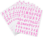 Outus 576 Pcs 8 Sheets Letters Stickers Vinyl Alphabet Number Decals Back to - Image 2