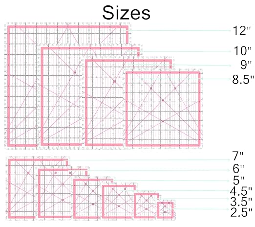 Quilting Rulers, 10 Quilting Squares, Quilting Rulers and Templates - Image 5