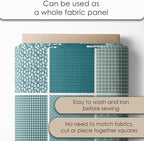 Cotton Satin Patchwork Fabric Panel – 35 Designs, 20×20 cm Squares, Single - Image 4