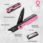 WORKPRO 2-in-1 Folding Knife/Utility Knife, Quick-Change Box Cutter - Image 4