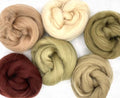 Revolution Fibers Dyed Wool Top | Shetland Collection of Crafting Fibers | by RevolutionFibers