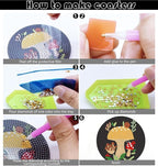 Bulerrylulu 6 Pcs Diamond Painting Coasters Kits - Image 7