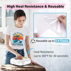 TECKWRAP Heat Transfer Mask for Heat Transfer Paper for T-Shirts 15PCS - Image 3
