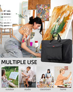 Nicpro Art Portfolio Bag 36 x 48 Inches Waterproof Nylon Artist Carrying Bag - Image 6