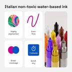 ARTISTRO 12 Regular Paint Pens for Glass Marking, Rock Painting, Scrapbooking - Image 6