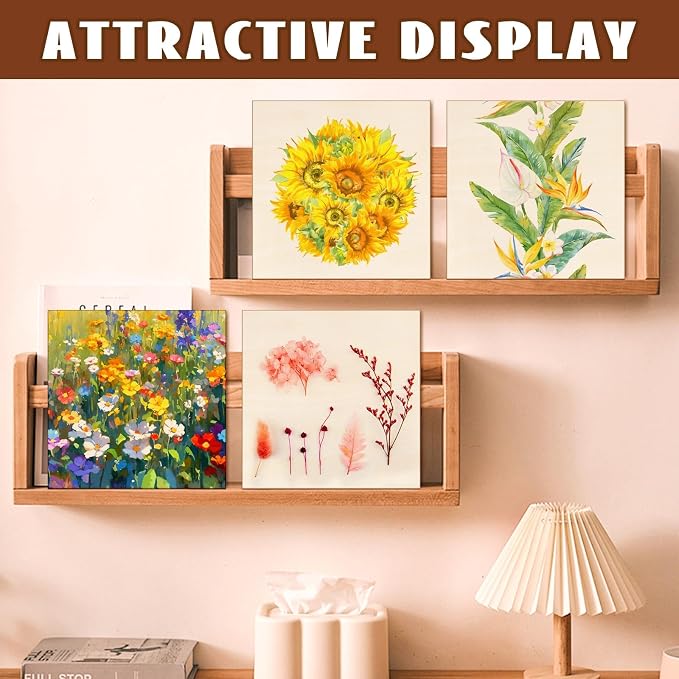 FSWCCK 10 Pack 8 x 8 inch Wood Panel Boards, Unfinished Wood Canvas Panels - Image 7