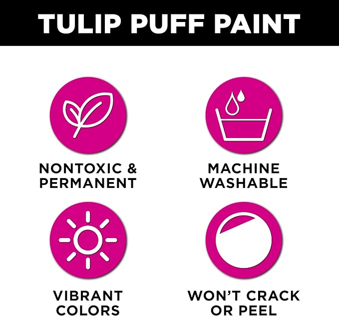 Tulip 41402 Dimensional Fabric Paint 4oz Slick Deep Red - Image 3