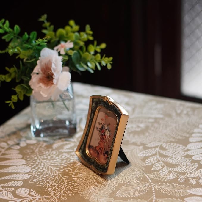 Vintage Picture Frame 2.5x3.5 Antique Ornate Photo Frame Tabletop and Wall - Image 7