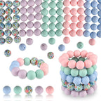 ASTARON 100 Pcs 15mm Silicone Beads by ASTARON