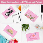 12 Pieces Cotton Canvas Makeup Bag, Blank DIY Craft Bag - Image 5