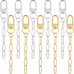 Hzopcw 20pcs Keychain Making Kit, Key Ring Swivel Snap Hook Chains, Alloy by Unknown