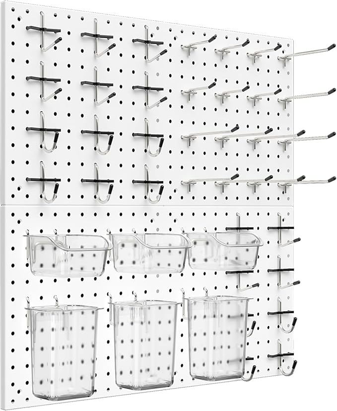 Peg Board Kit, Includes Pegboard and Accessories, by Daanxw