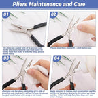 shynek 10 Pieces Jewelry Pliers Tools Set, Jewelry Making Tools Include 8 - Image 6