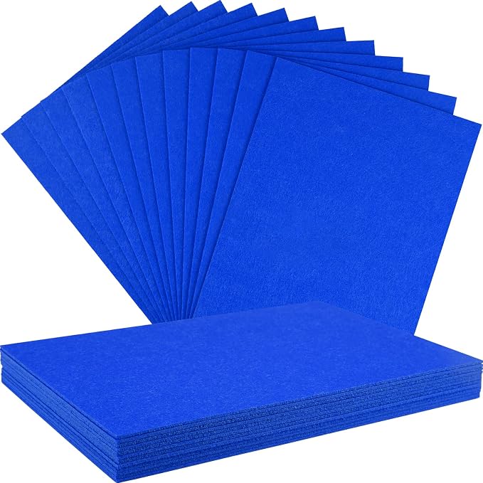 NEBURORA 12 Pcs 2mm Thick Stiff Felt Sheets by NEBURORA