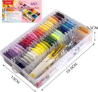 400+Pcs Friendship Bracelet String Kit String Bracelet Making Kit - Image 4