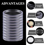 180P Clear Plastic Coin Capsules, Dollar Coin Holder, 40mm Silver Coin Storage - Image 5