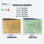 BAOHONG Artists' Watercolor Paper Block, 100% Cotton, 140LB/300GSM, Watercolor - Image 3
