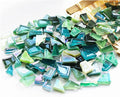 1.1lb Irregular Crystal Mosaic Tiles, Small Mosaic Tile DIY Hobbies Children by BTMIEY
