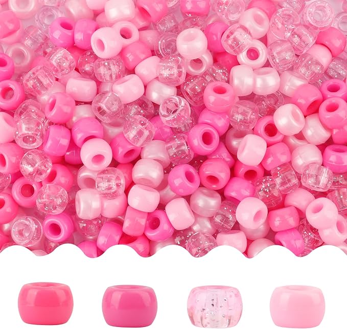 Pony 4000 Pcs Beads for Bracelets, Hair Braids & Jewelry Making by anpiwshjo