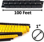Electriduct 1 Inch Heavy Duty Spiral Wrap HDPE Flexible Plastic Cable Sleeve - Image 3