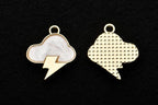 Pack of 20 Shell Charms Gold Plated Pendants Color Retention Pendants - Image 2