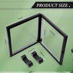 Harloon 12 Pcs 3D Floating Display Case Floating Frame Display Holder Stand - Image 2