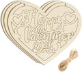 Large Size 12" Wooden Heart Ornaments to Paint, Valentine's Day DIY Blank by Sophena