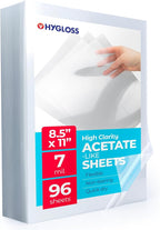 Hygloss 8.5" x 11" Acetate Paper by HyglossProductsInc
