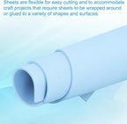PATIKIL EVA Foam Sheet 10Pcs 12x8 Inch 2mm Thick Light Blue | Easy Cutting EVA - Image 5