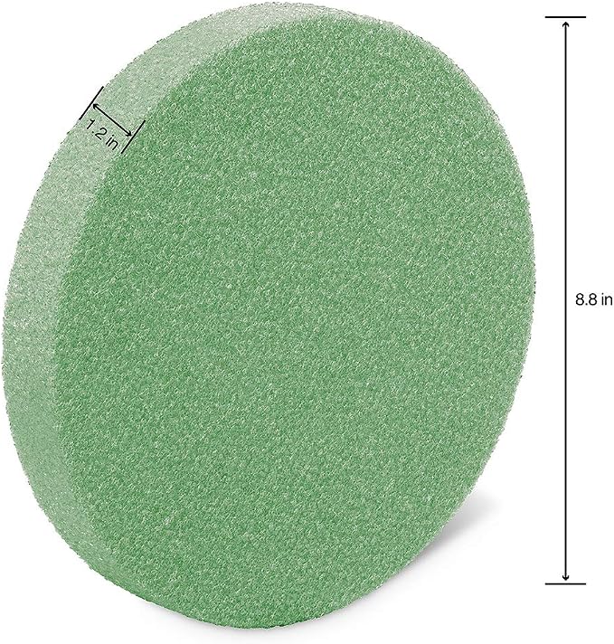 FloraCraft FloraFōM Disc 1.2 Inch x 8.8 Inch Green - Image 2