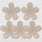 Le Shang 12 PCS Unfinished Wood Crafts, Spring Crafts - Image 8