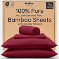 Bambaw Queen Size 4pcs Cooling Sheets Set 100% Viscose Derived from Bamboo by Bambaw