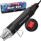 HIPPIE CRAFTER Heat Gun for Crafting, 2-Speed 300W Craft Heat Gun, Mini Hot Air by HippieCrafter