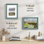 Vittanly 8.5x11 Picture Frames Set of 2, Ornate Vintage Photo Frame - Image 4