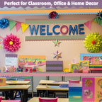 6 Rolls 196.8 Ft Boho Bulletin Board Borders - Image 2