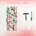 Peach Blossom Stained Glass Window Film Static Cling - Image 2