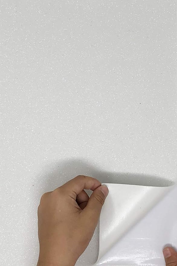 Allgala 12 Pack Glitter EVA Foam Paper 8 x 12inch Sheets-White Color by Allgala