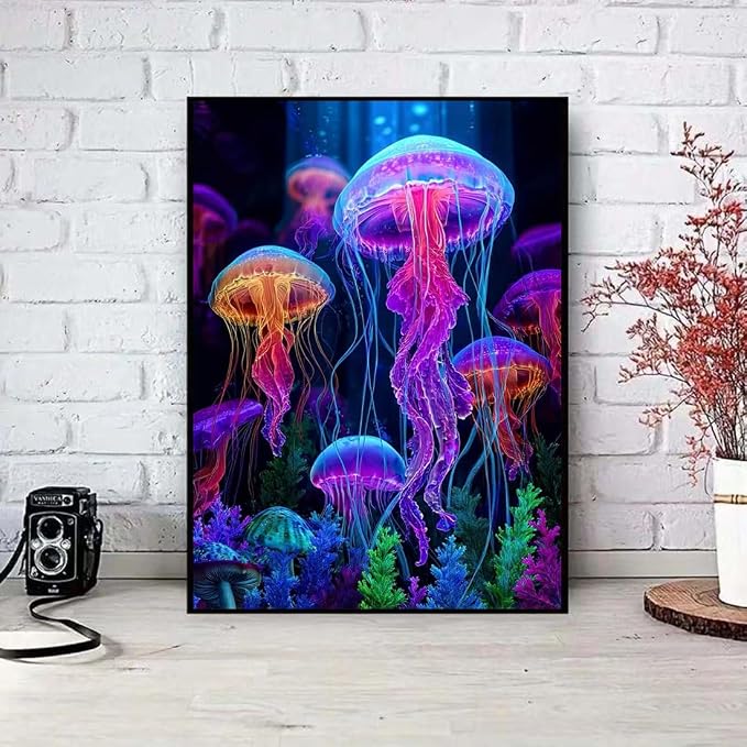 SHICERNHJ Jellyfish Diamond Art Painting Kits - Image 2