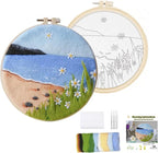Wonafa DIY Wool Needle Felt Starter Kit, Beginner Needle Felt Kit by Wonafa