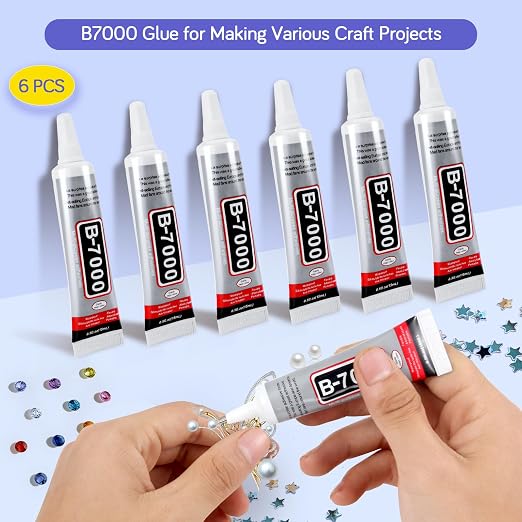 FITTDYHE 6PCS Jewelry Glue - 15ML/0.5fl oz Clear DIY Craft Glue - Image 2