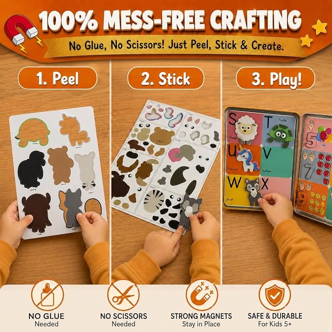 Magnetic Tin Box Foam Craft Kit - Image 6