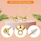 60Pcs Hypoallergenic Ball Studs - Image 4