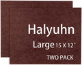 8 MM Thick Felt Furniture Pads, 15’’ x 12’’ Brown Felt Pads by Halyuhn