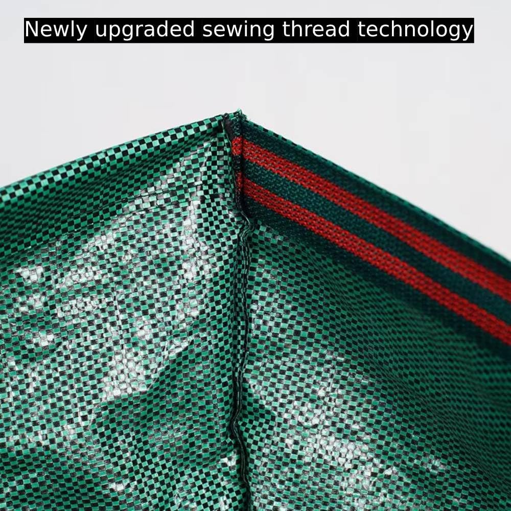 72 Gallon Garden Bags for Debris,2-Pack Yard Waste Bags,Large Dustpan-Type Lawn Bags with Gardening Gloves, Leaf Bags for Yard Debris,Grass Clippings,Collapsible Trash Can for Parties,Laundry,Camping