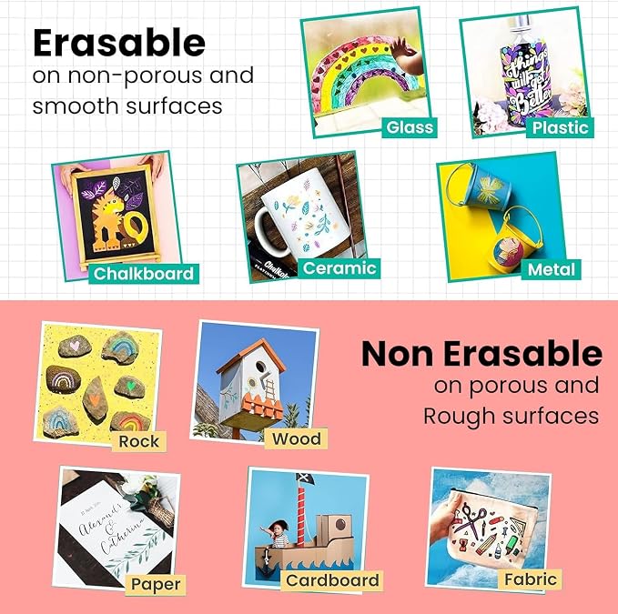 Chalkola 15mm Jumbo Washable Car Window Paint Markers | - Image 9